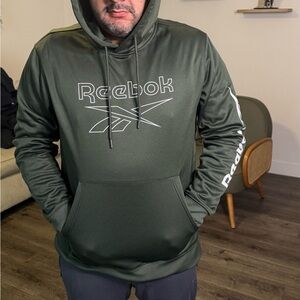 Reebok Men's Green Hoodie
